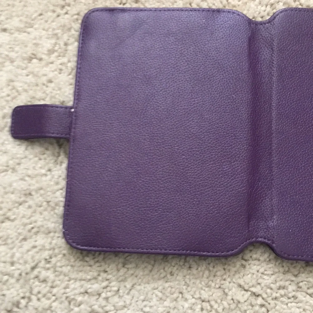E-reader with Purple Protective Cover